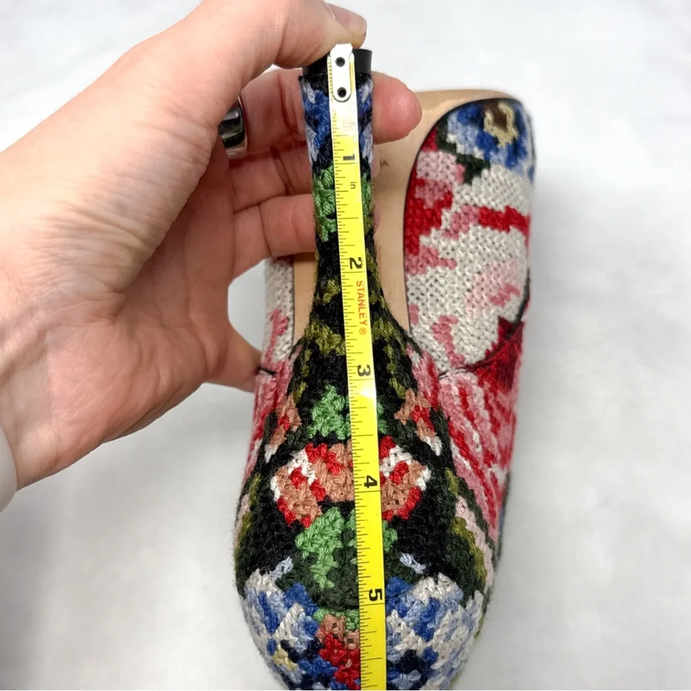 Dolce & Gabbana Vintage Y2K Floral Tapestry Crochet Ankle Bootie Boots Retro 39